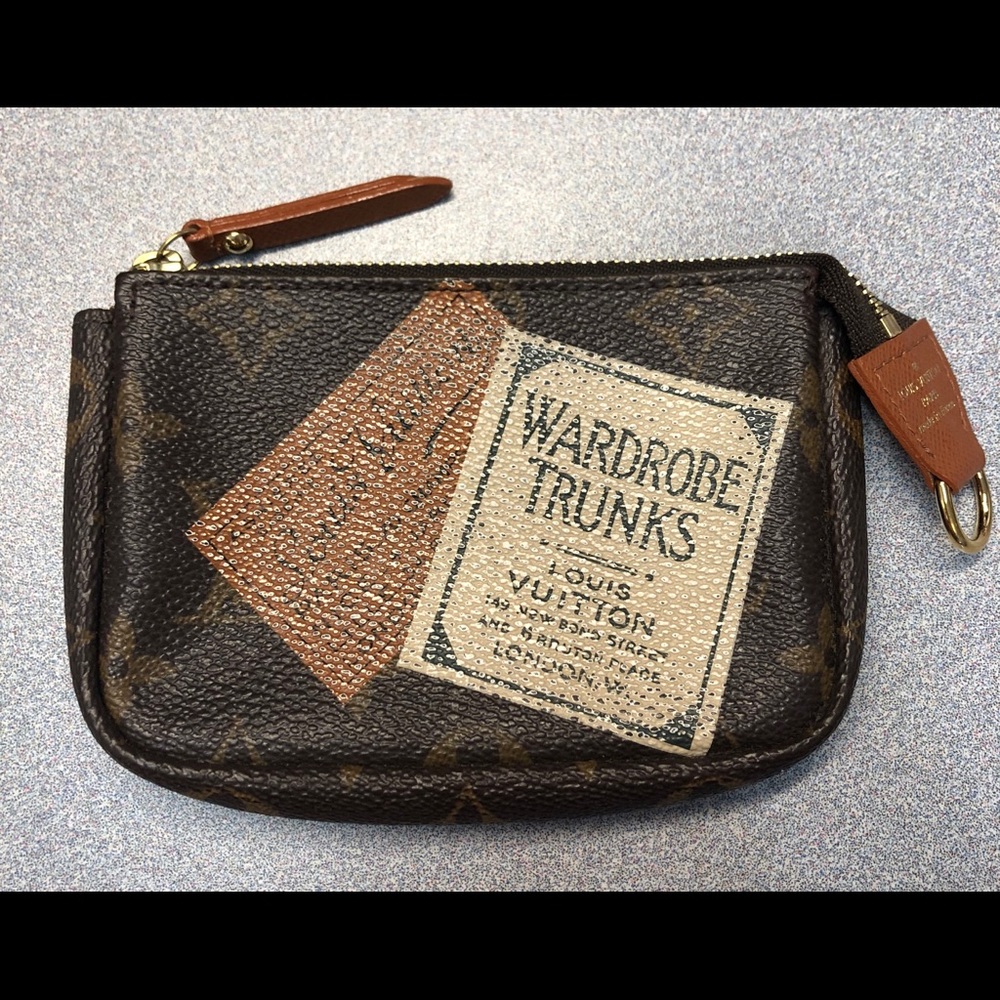 RARE Louis Vuitton Trunks Coin purse keychain